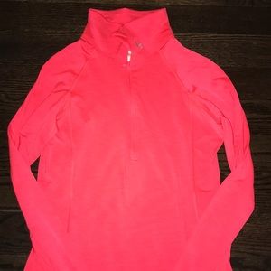 Hot pink quarter zip